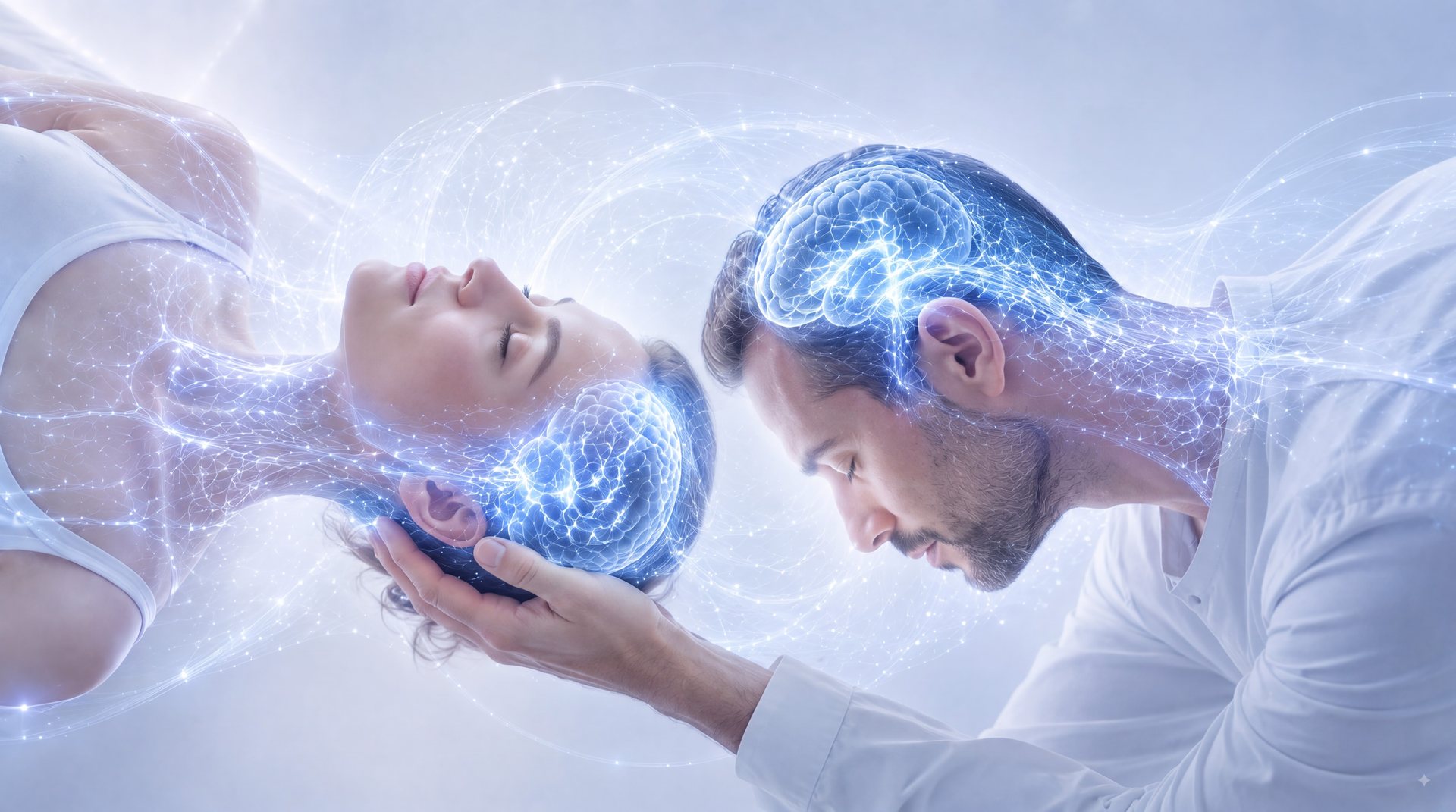 Two minds connected through the brain, fascia and touch